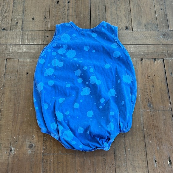 Joah love blue splatter romper - Picture 7 of 7